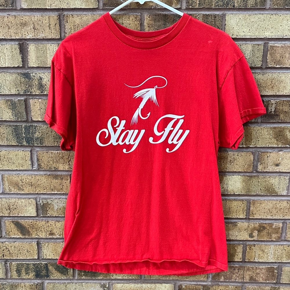 Stay Fly Red Graphic Tee